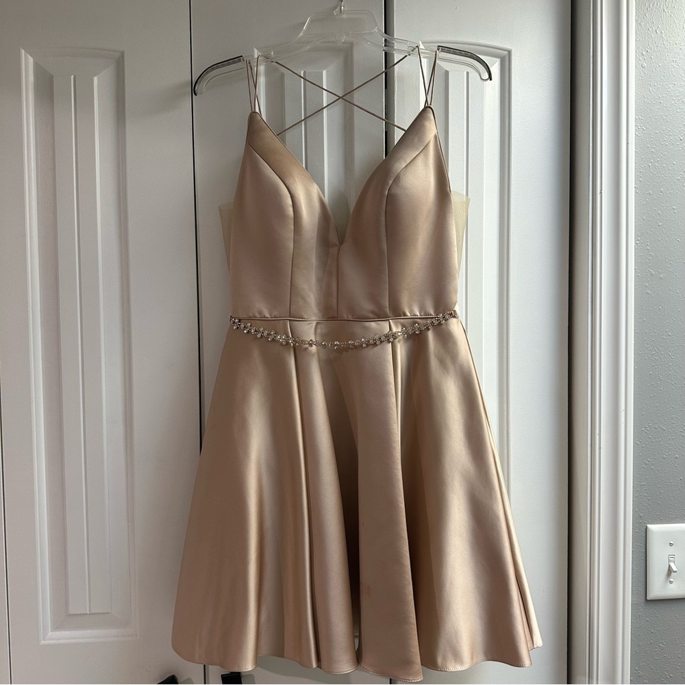 Elegant Champagne Dress